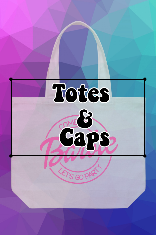 Totes & Caps – Emily Rose Designs