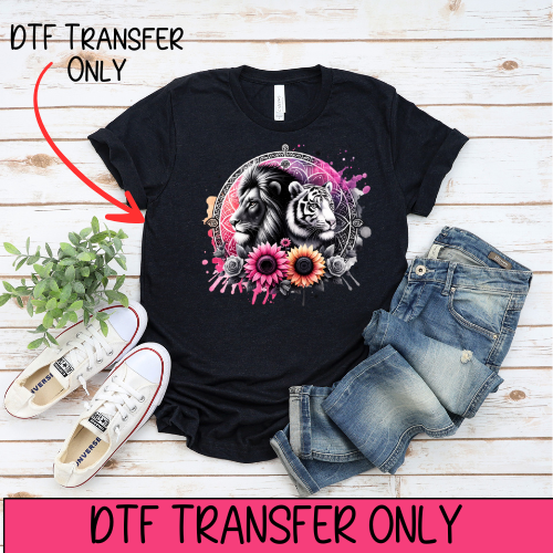 Lion/Tiger- DTF Transfer