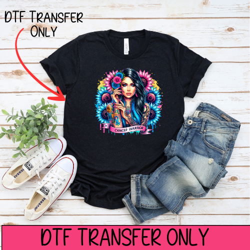 Cancer Warrior- DTF Transfer