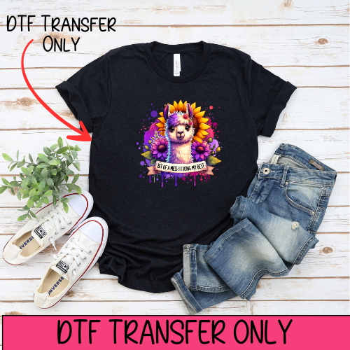 Lama- DTF Transfer