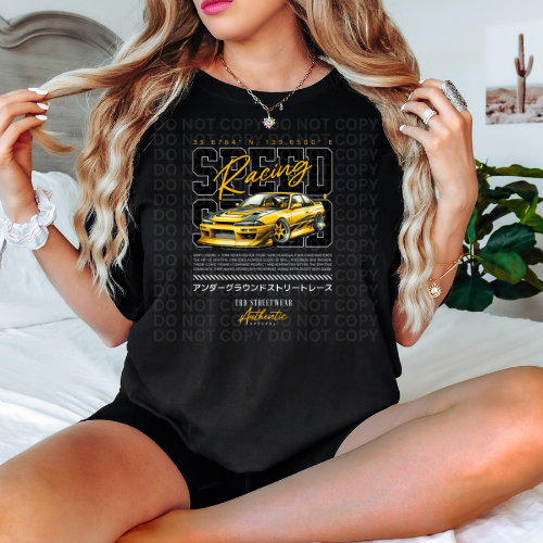 Speed Racing Gold -Graphic Tee/Hoodie