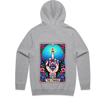 Graphic Hoodie- Tarot Card the finger