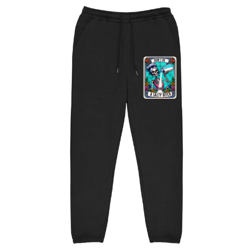 Graphic Trackpants-Tarot Card Don't Be Salty