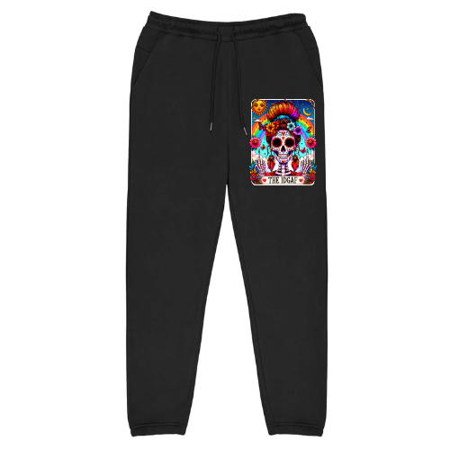 Graphic Trackpants-Tarot Card IDGAF