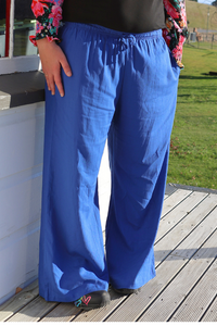 Saige Pants -Royal Blue