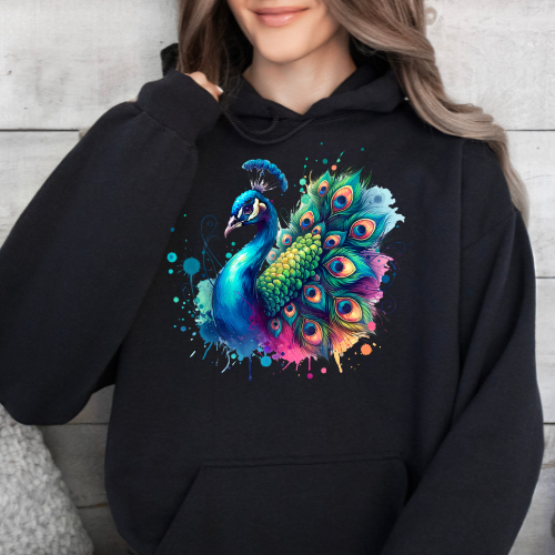 Peacock- Graphic Hoodie