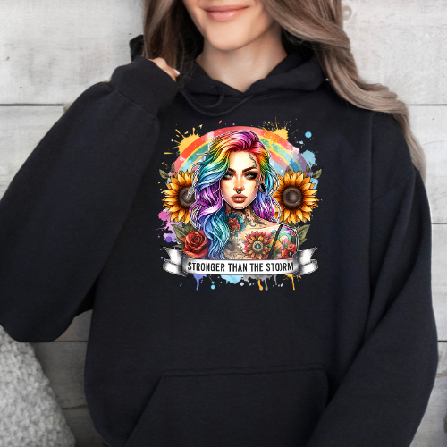 Stronger Than The Storm- Graphic Hoodie