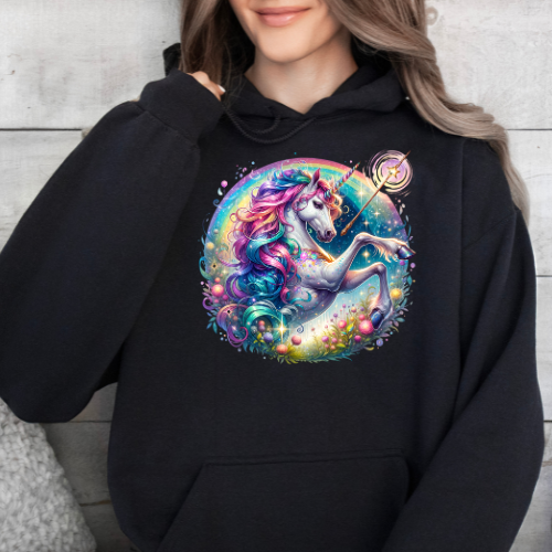 Magical Unicorn- Graphic Hoodie