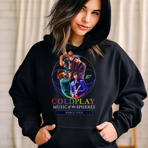 Coldplay Unisex Graphic Hoodie Style 1 Emily Rose Designs