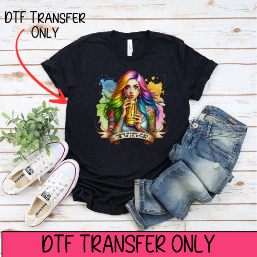 Yellow Monster DTF Transfer