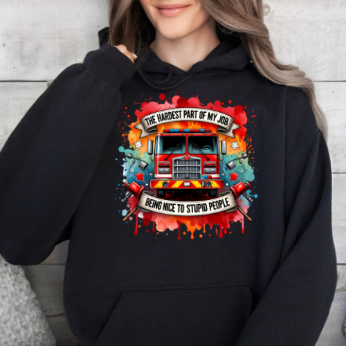 Fire Fighter - Graphic Hoodie