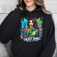 Energy Green V Drink Style 2 - Graphic Hoodie